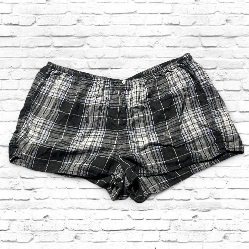 aerie plaid sleep shorts
